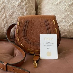 CHLOE: Small Marcie Leather crossbody bag